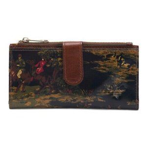 Patricia Nash Nazari Kent Countryside Leather Bifold Wallet